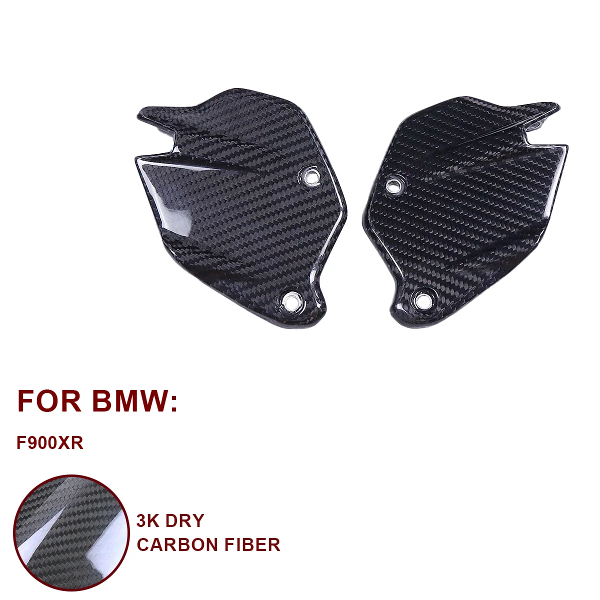 For Bmw F900XR Motorcycle Accessories Fairings 100% Carbon Fiber Heel Plate​ Spark Plug Cap Belly Pan Side Cover Fairing  Kits