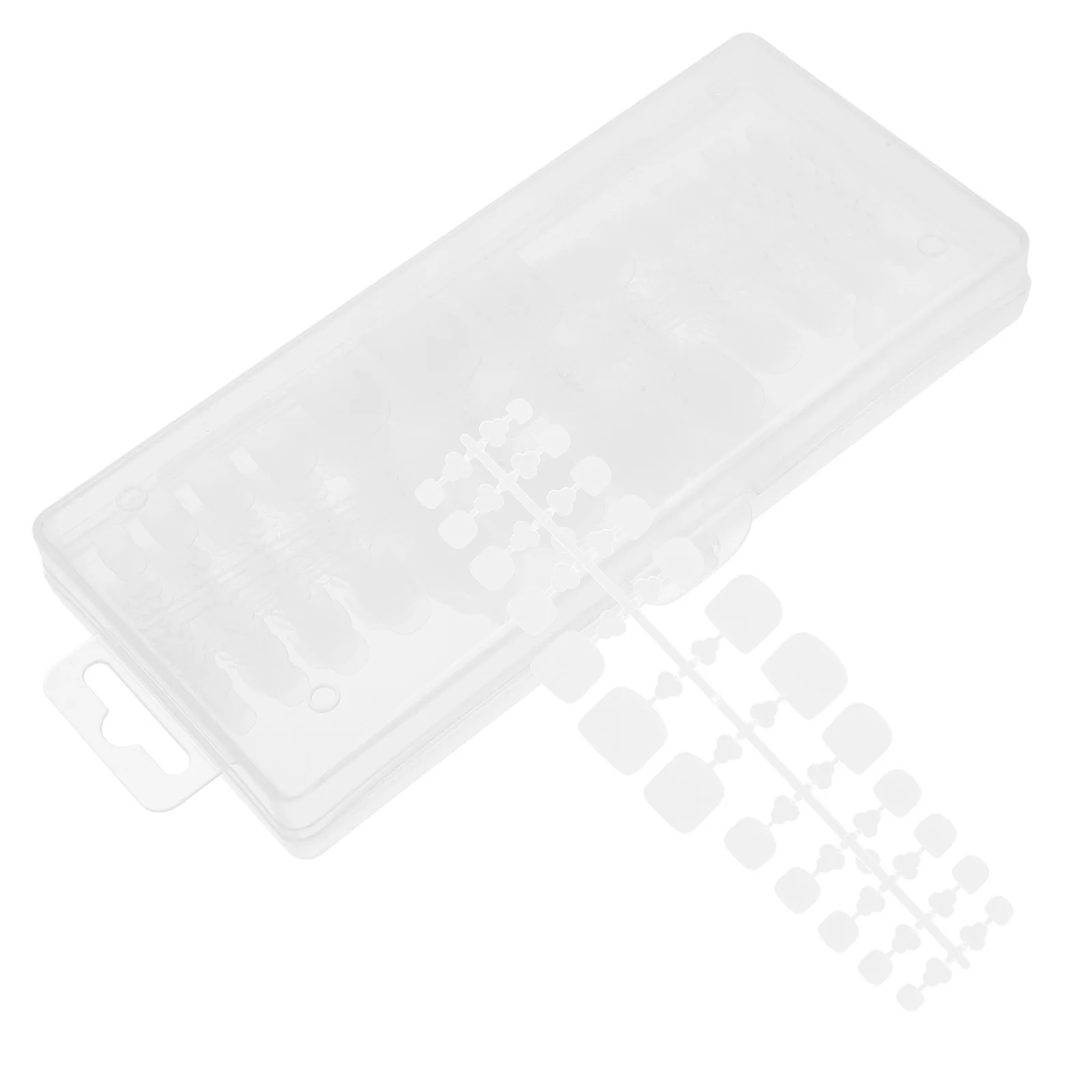 

240Pcs Full Cover Matte Fake Toenail Tips Artificial Clear Nails DIY Nail Art for Women Artificial Toenails Toe Nail Tips