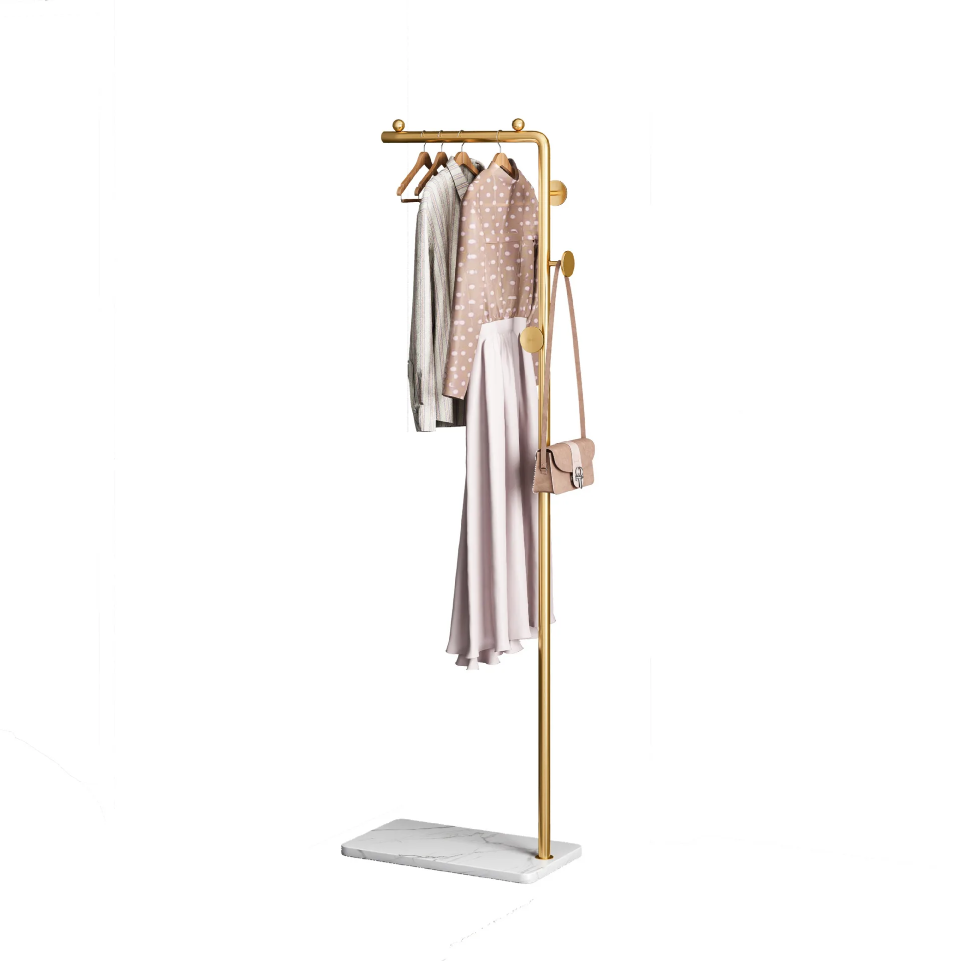 

Hanging hangers fall to the floor, put clothes at night, do not take up space, put hangers, simple coat hangers in small rooms