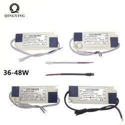 Fonte de alimentação LED Driver 36W 40W 45W 48W 50W Saída do transformador de luz DC24-42V 900mA 1200mA 1500mA Conector DC Driver externo