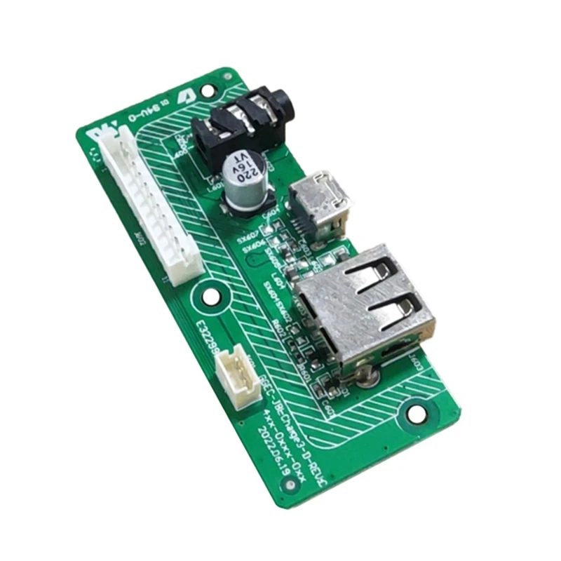 AU61-1Pcs USB 2.0 Audio Jack Power Supply Board Connector For JBL Charge 3 GG Bluetooth Speaker Micro-USB Charge Port