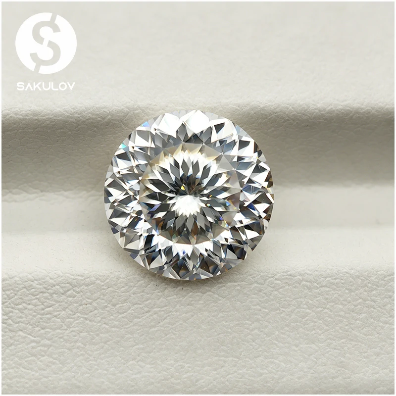 100 Faceted Cut Moissanite Loose Stone Diamond D Colo Moissanite Gemstone With GRA Certificate