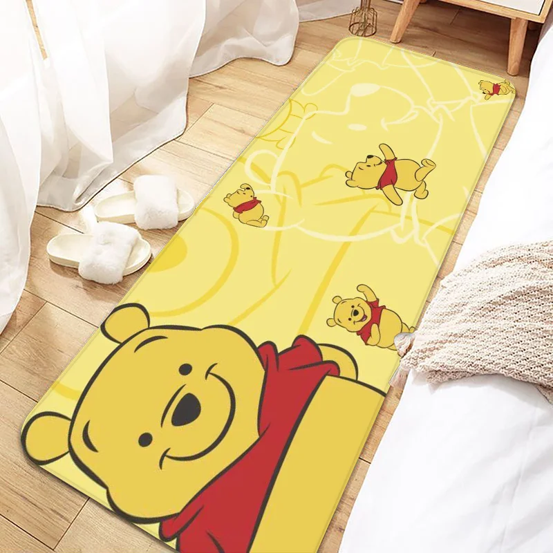 Winnie-the-Pooh Door Mat Entrance Non-slip Doormat Washable Kitchen Carpet Living Room Hallway Rugs Bathroom Bath Door Mats