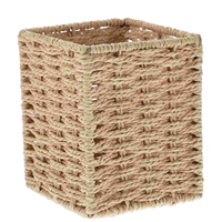 Woven Storage Box Multi-purpose Basket Pen Holder Wear-resistant Paper Rope Compact Small Sundries Handmade