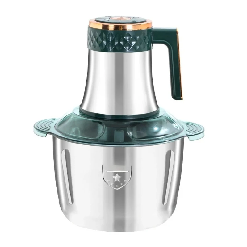 

Electric Meat Grinder & Slicer 5L Large Capacity 6 Slices Dough Vegetable Mixer Household New Products