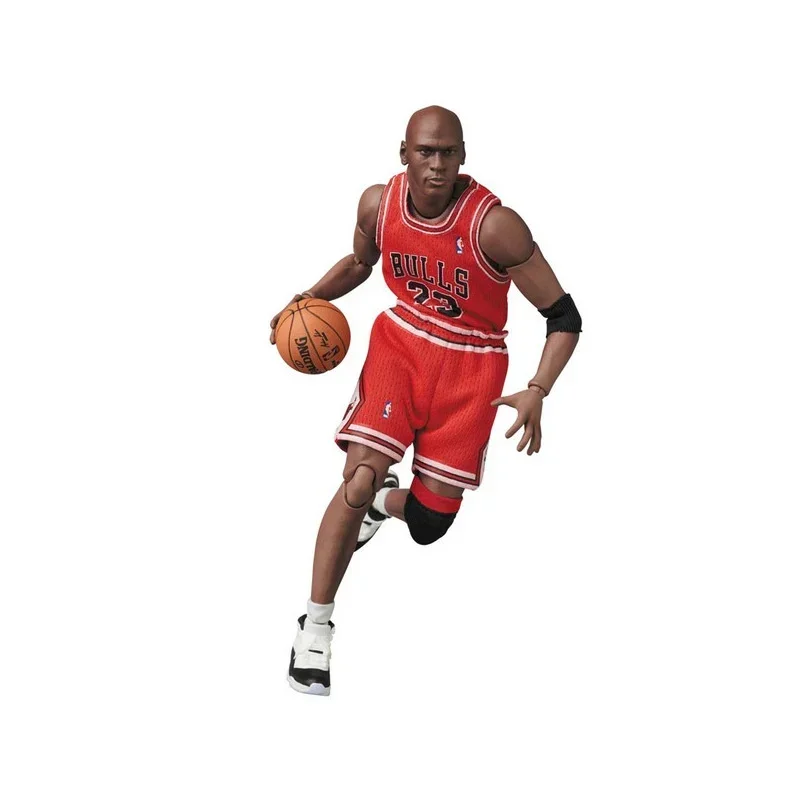 17cm Mafex anime basketball star Michael Jordan and James Zhenyi No. 23 movable doll statue model collection ornaments Toys Gift