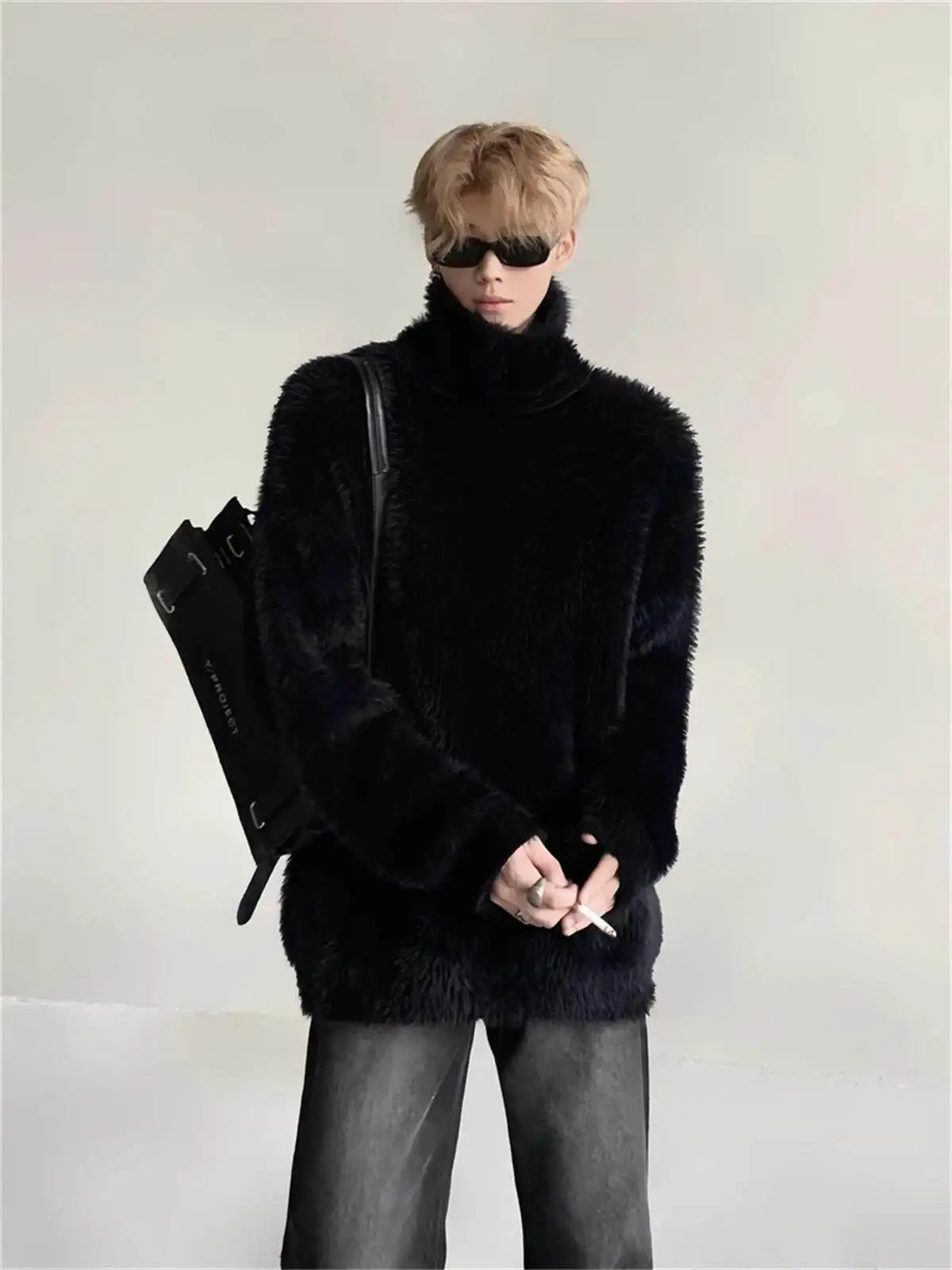 

Новые мужские серые пуловеры с меховым воротником, декорированные флагом, с продуманными деталями, эластичные, с регулируемым воротником, спортивные, разноцветные