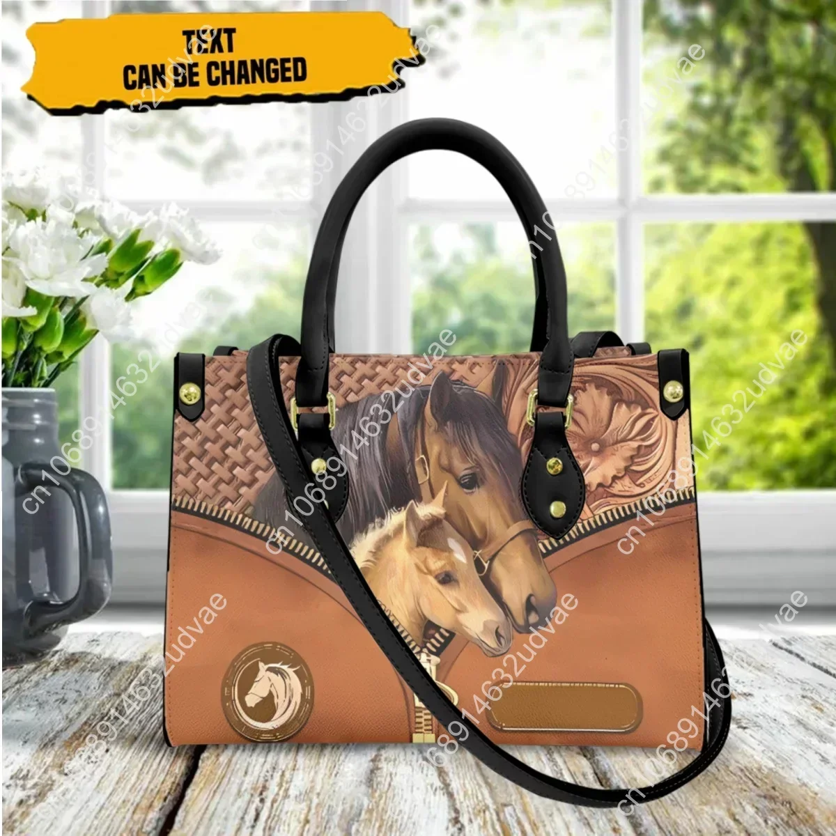 3D Horse Luxury Design Elegant Women Handbag PU Leather Fashion Popular Messenger Bag Vintage Travel Small Purse Shoulder Bags