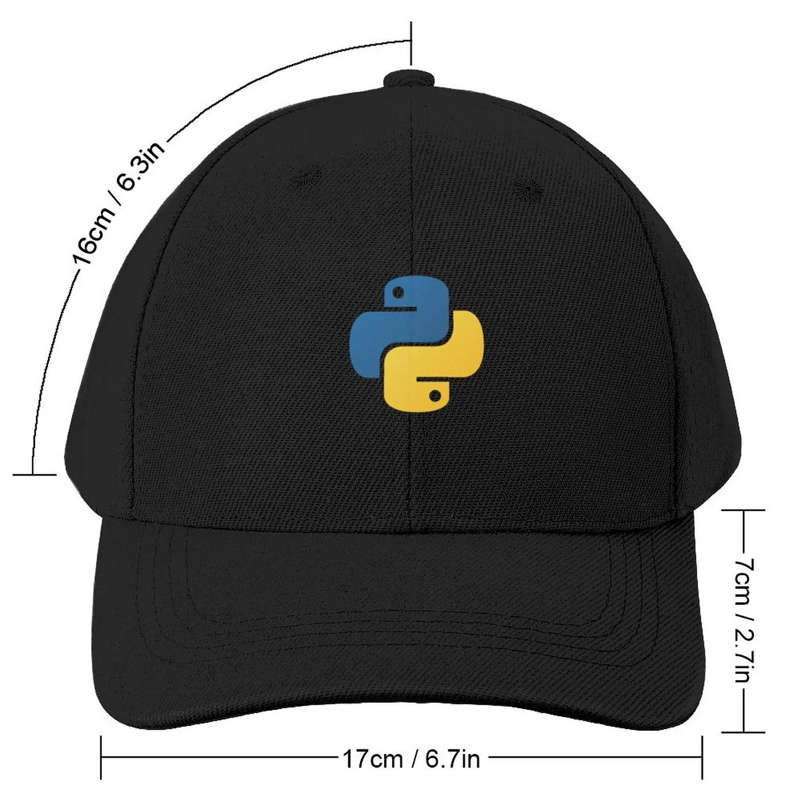 Python Programming Baseball Cap sun hat cute hiking hat Rugby Mens Tennis Women's