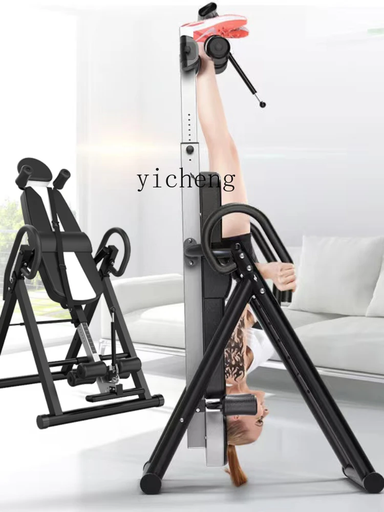 Zc Home Fitness Equipment Inversion Table Height Stretch Upside down Auxiliary Long High Lumbar Traction Hand-Stand Tool