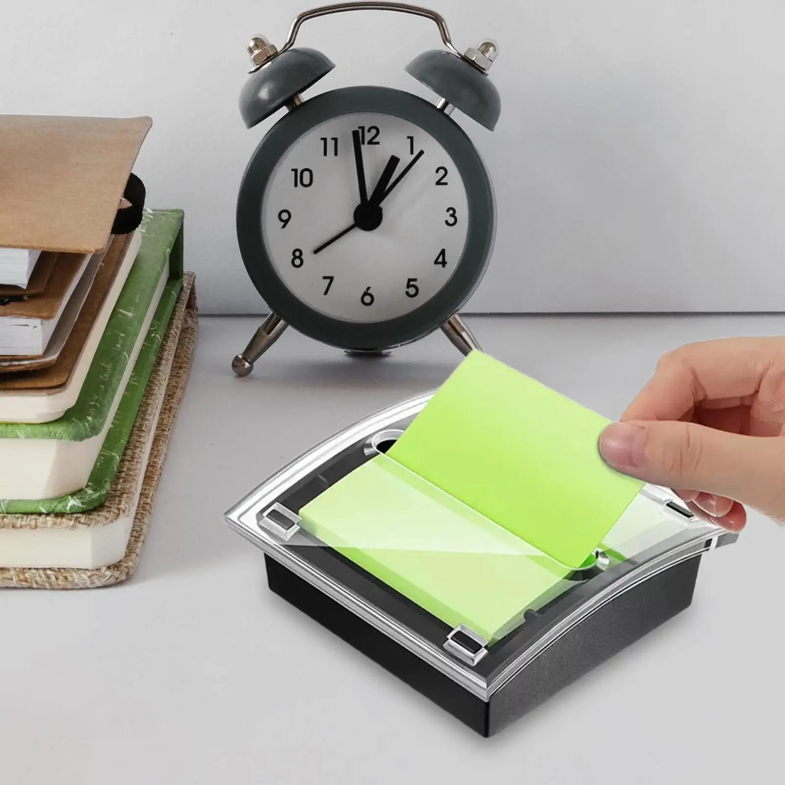 Sticky Note Dispenser, Note Holder Multifunctional Storage Stationery Memo Holder Memo Container for Office Home Study