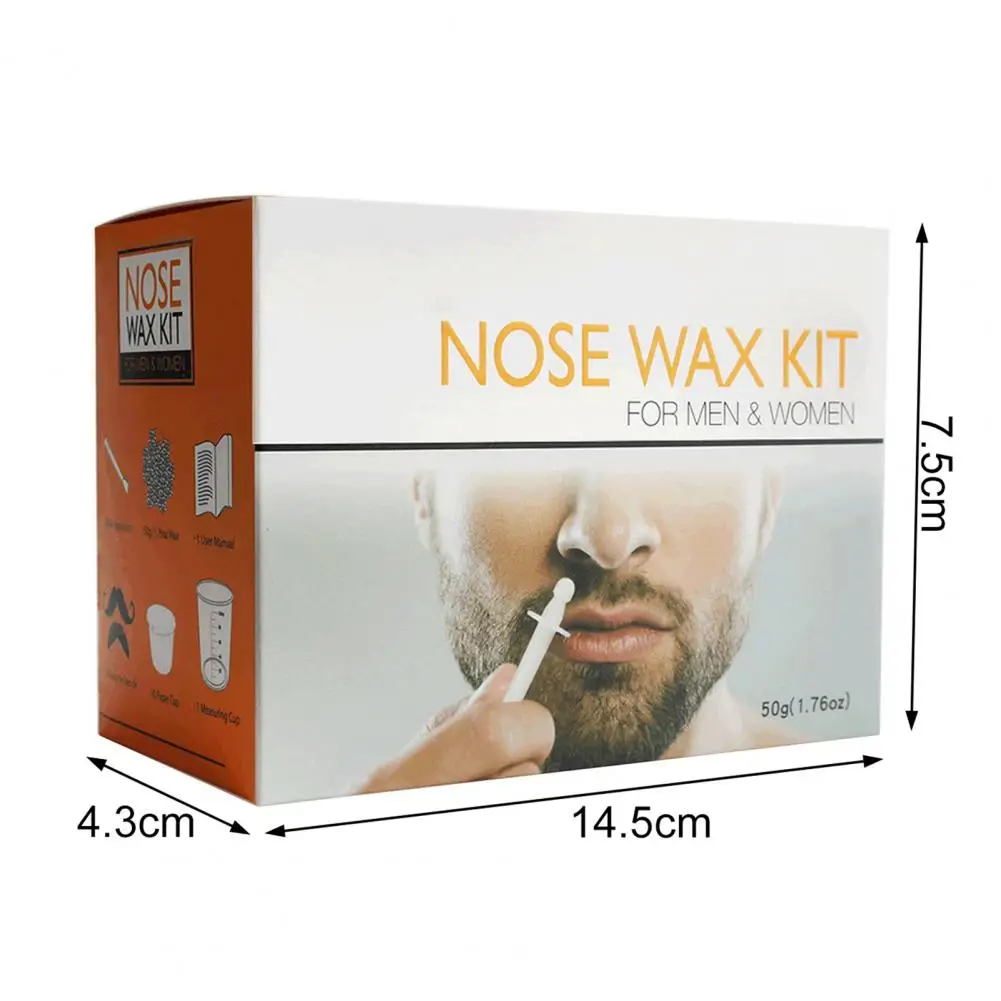 Useful Nose Hair Removal Waxing Kit Effective Nose Wax Kit Nose Ear Hair Instant Removal Kit for Adult