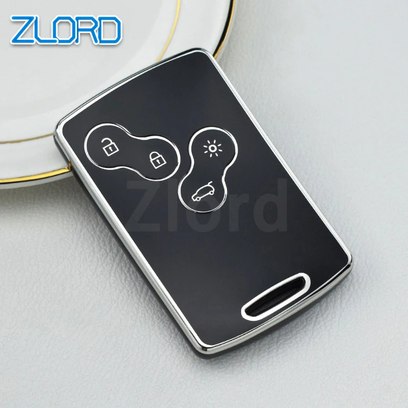 Чехол для автомобильного ключа из ТПУ с 4 кнопками, брелок для Renault Duster Captur Clio Logan Megane 1 2 3 Koleos Scenic, аксессуары для ключей Чехол для автомобильного ключа из ТПУ с 4 кнопками, брелок для Renault Duster Captur Clio Logan Megane 1 2 3 Koleos Scenic, аксессуары для ключей