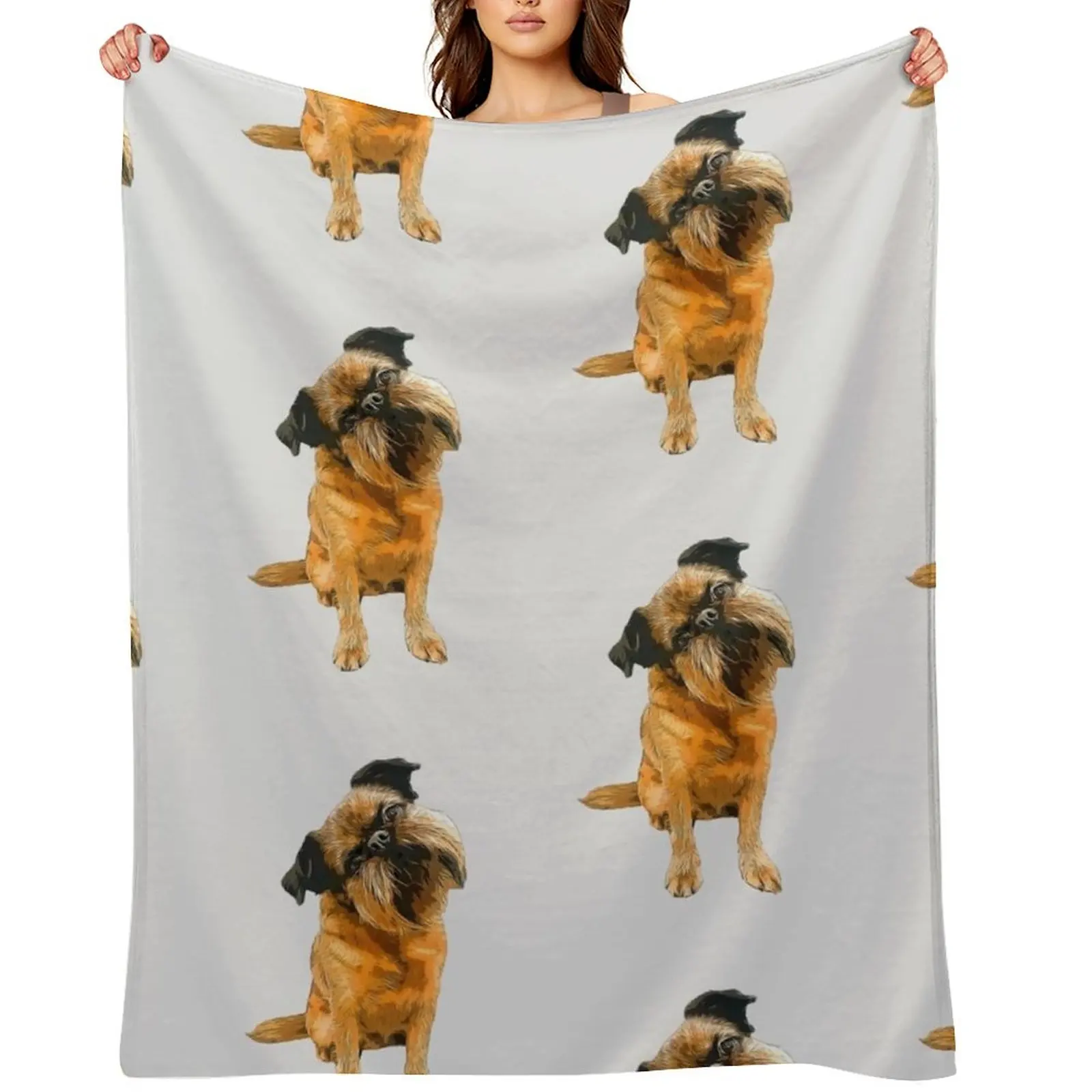 

Brussels Griffon Gorgeous Dog Art! Throw Blanket Heavy Multi-Purpose cosplay anime Plaid on the sofa Blankets