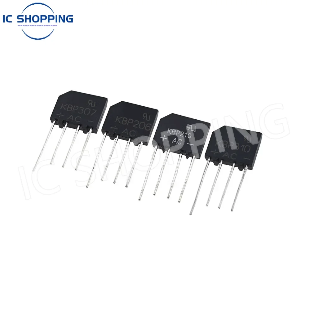 20PCS Diode Bridge Rectifier KBP210 KBP307 KBP310 KBP410 KBP610 Power Diode Electronica Componentes