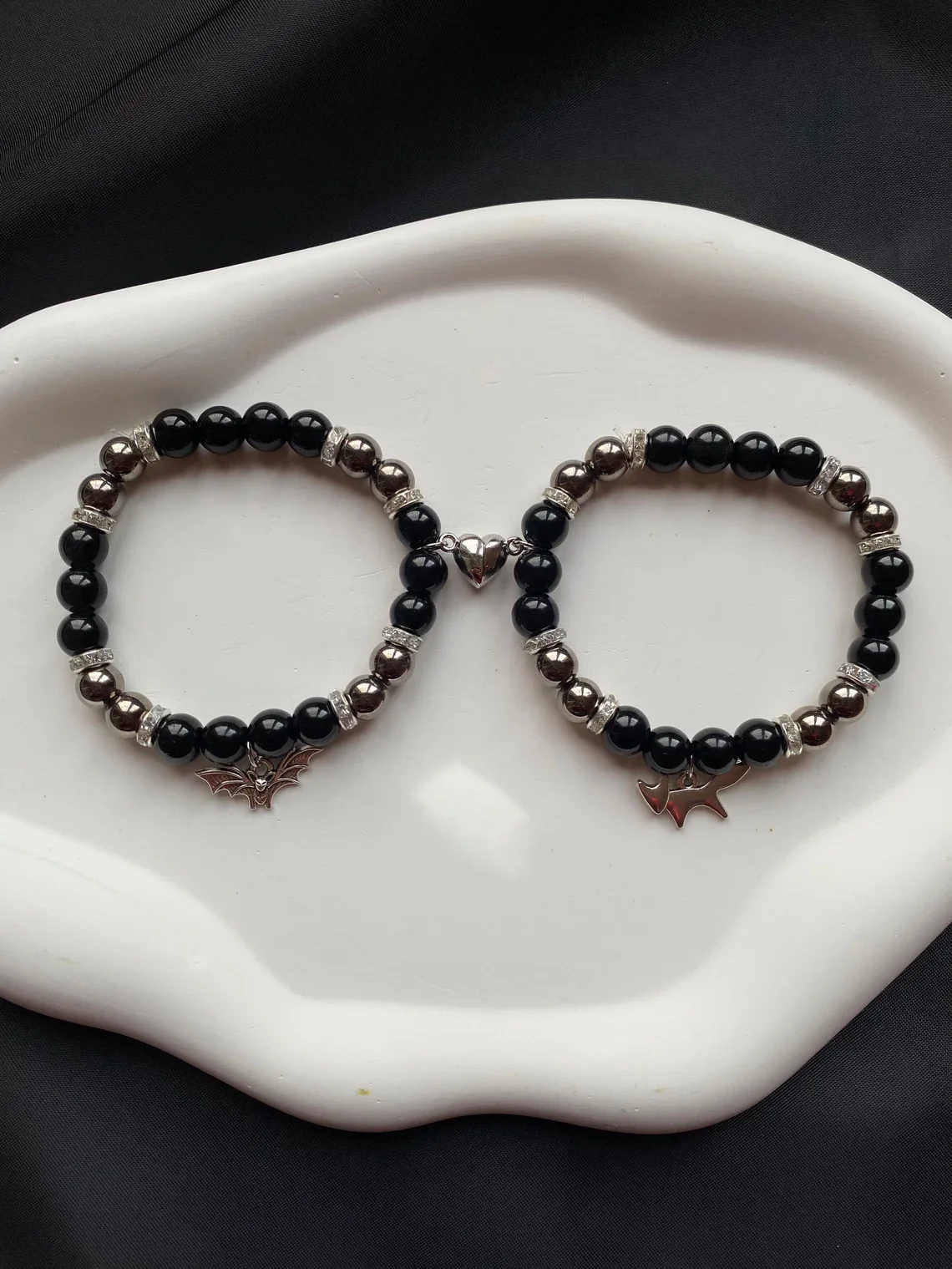 

Bat and Fox Matching Bracelet