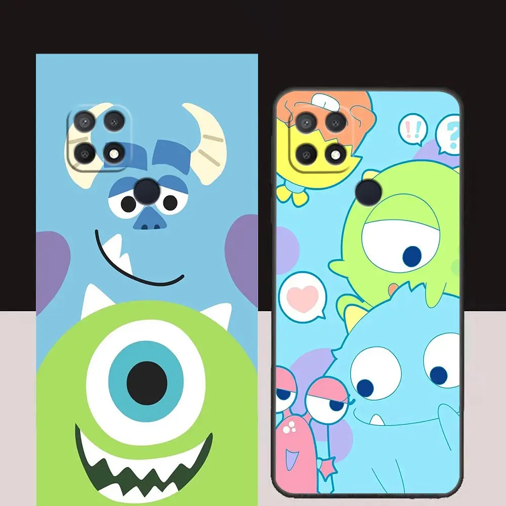 Anime M-Monsters INC Phone Case For OPPO A98 A95 A96 A97 A94 A93 A92S A91 A78 A74 A58 A57 A55 A53 A15 A16 A17 Case Funda Shell