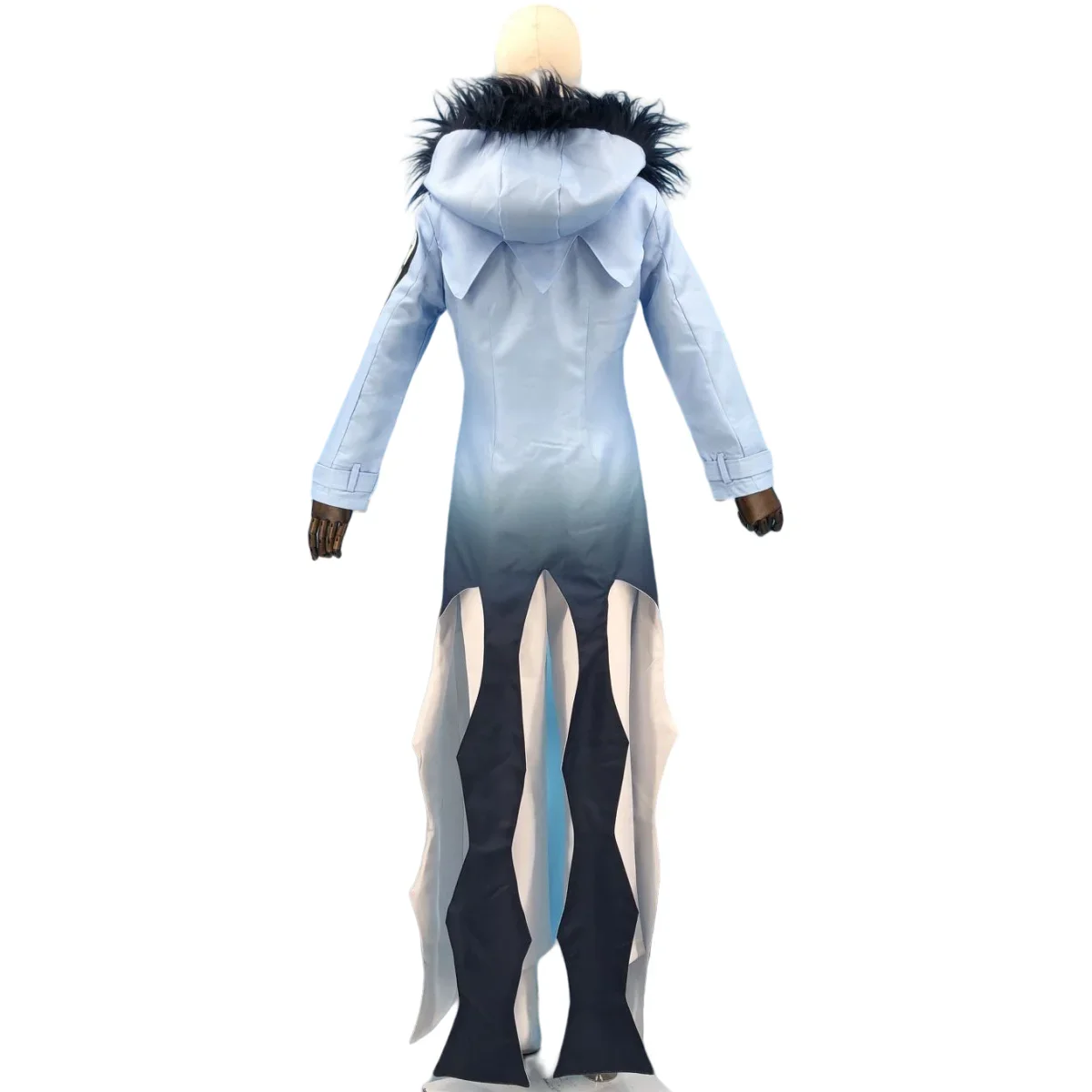 FasCostume أنيمي Servamp نعسان الرماد تأثيري حلي مصاص دماء القطة السوداء الصغيرة شعر مستعار معطف أزرق موحدة كامل رجل امرأة هالوين البدلة