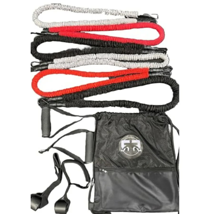 

Resistance Band SuperSet Bands Made for Bodybuilding. Contains 2 of Each: 60lbs, 40lbs, and 15lbs