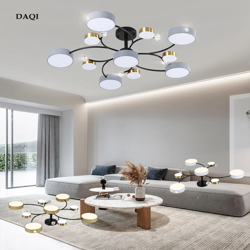 

Modern bedroom LED lighting chandelier living room ceiling pendant hotel chandelier home decoration chandelier lamp wholesale