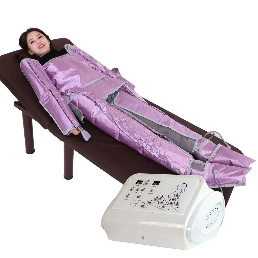 Air Pressure Sliming Suit For Body Sliming Weight Loss Body Relax Detoxing Machine Sauna Massage Leg Foot Massager Pain Relief