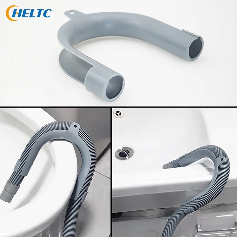 1PCS Universal U Shape Drain Outlet Hose Guide Assembly Fit Drain Hose Washing Machine Dishwashers Hose Clip Hose Holder Bracket