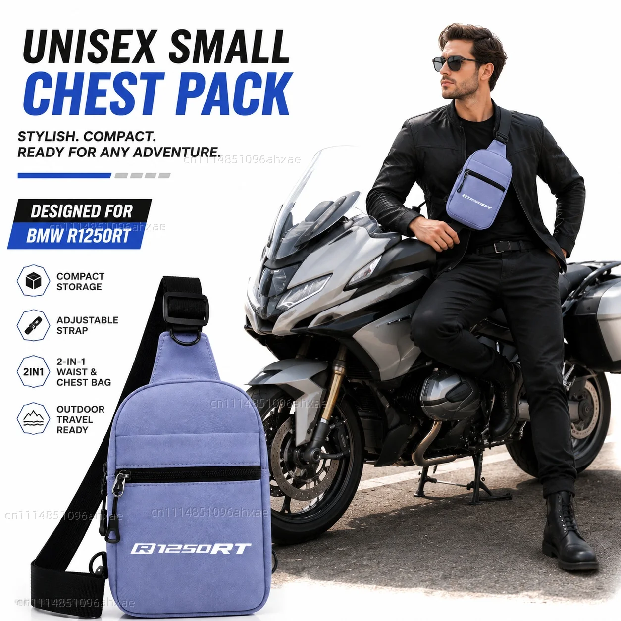 Motorcycle 2In1 Multi-functional Waist Bag Chest Bag Outdoor Travel Bag For BMW R1250RT R 1250RT R1250 RT 2018-2020