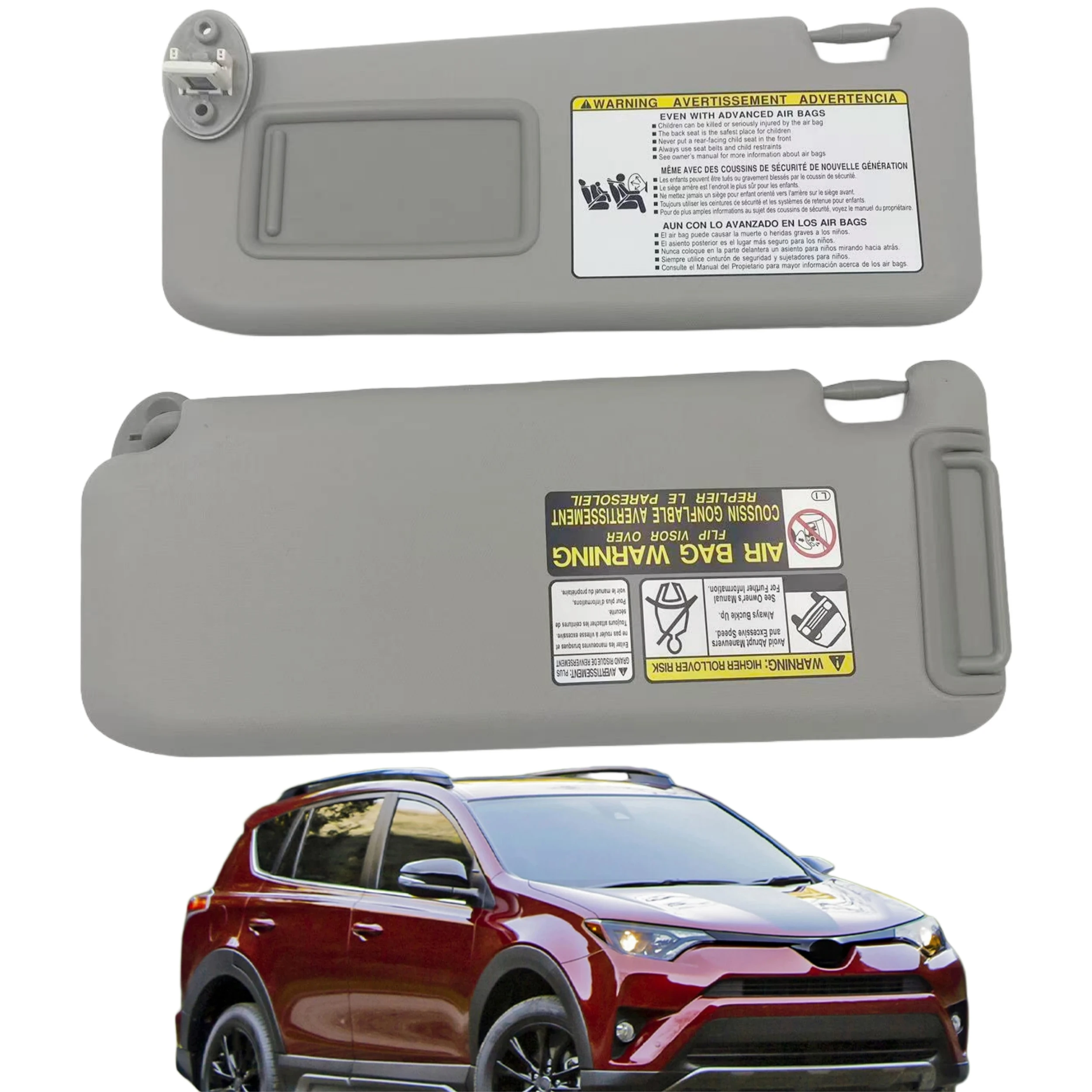 

Car Left & Right Side Sunvisor Replacement For Toyota RAV4 2013 2014 2015 2016 2017 2018 Front Sun Visor Panel Auto Accessories
