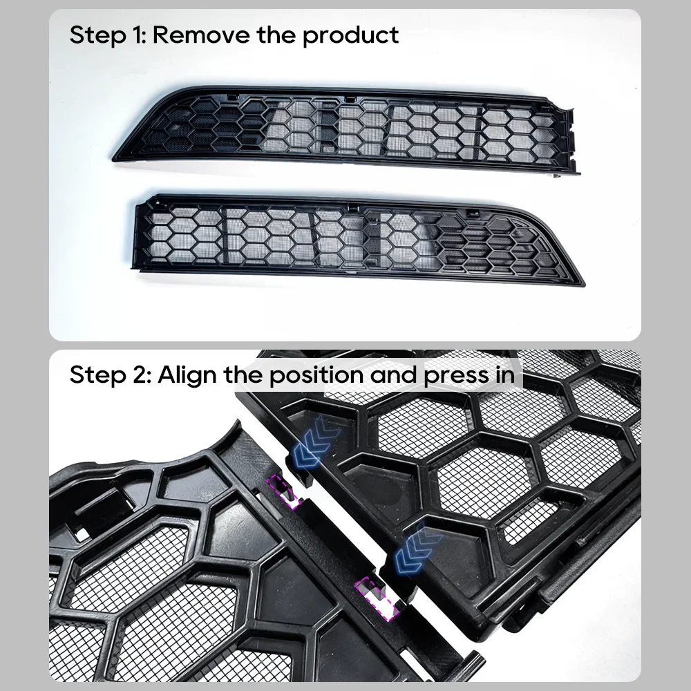 Air Inlet Protective Cover For Tesla Model Y Juniper Anti-insect Anti-fouling Front Air-Conditioning Cover