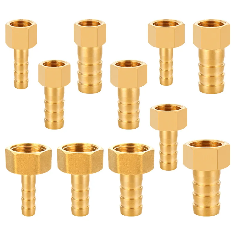 Brass 16/8/10/12mm Inner Wire Tooth Pagoda Connector Insertion Hose Leather Pipe Water Pipe Trachea Fittings