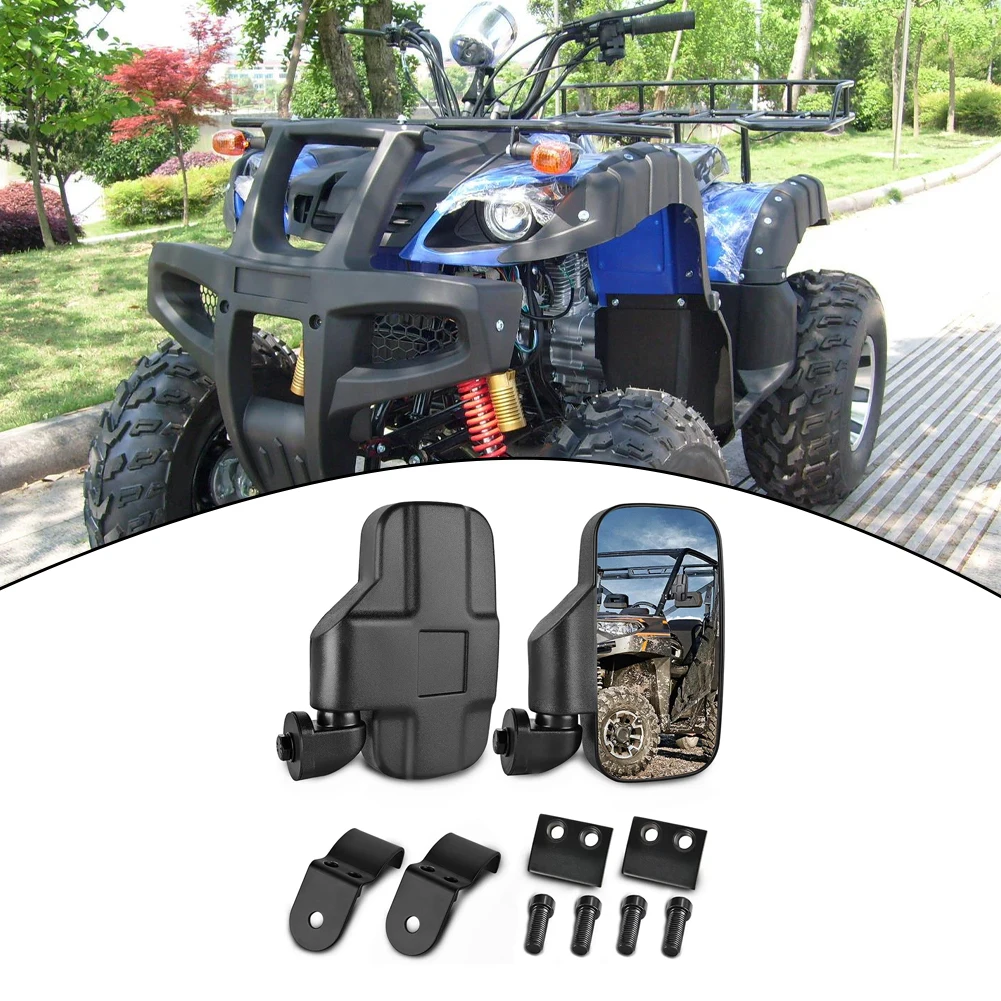 Outdoor Vehicles Adjustable Side Mirrors Rear View Mirrors Adjustable Side View Mirrors Accessory Black Non-Deformation Feature