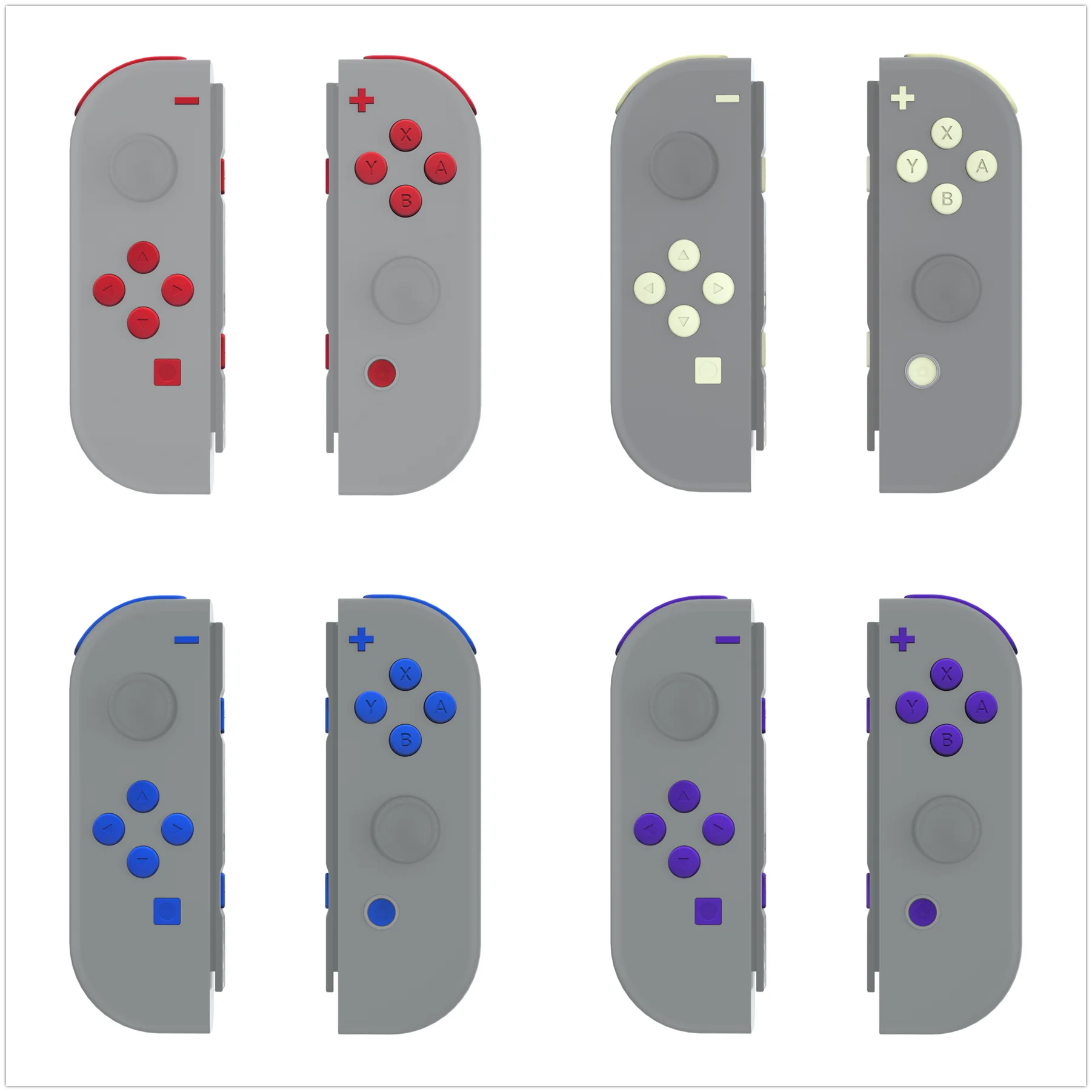 

Супер-Клавиши направления ABXY SR SL L R ZR ZL, триггер, полный комплект, Фотоэлементы с инструментами для NS Switch и OLED JoyCon