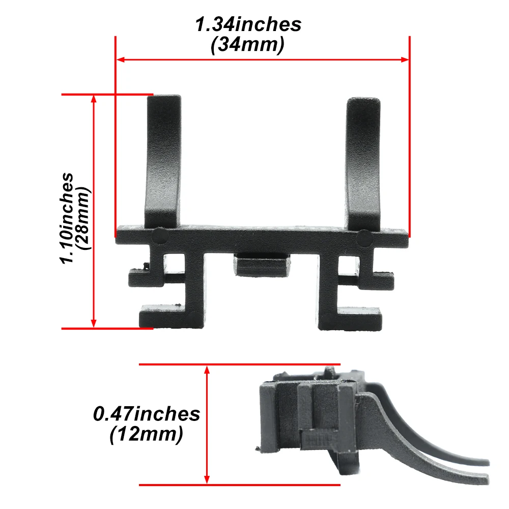 For Fiat 500/500C Abarth 500 Opel/Vauxhall Corsa E For Peugeot Expert Citrone Jumpy III Traverller H7 HID LED Headlight Bracket