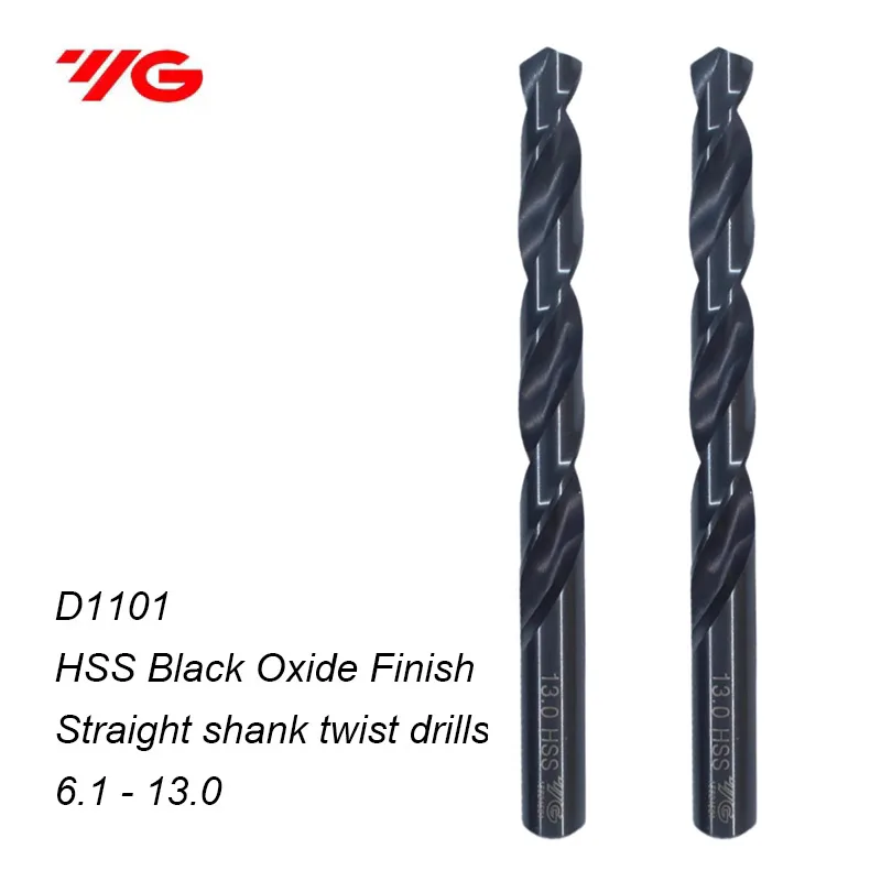 

Korea YG-1 D1101 Twist Drill Bit High Speed Steel Straight Drills 6.1-13.0mm