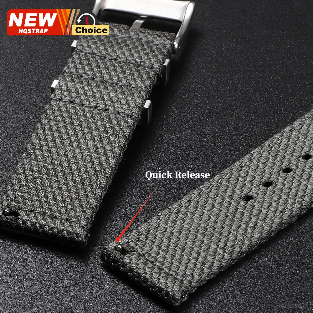 새로운 나일론 코튼 시계 밴드 20mm 22mm 퀵 릴 - Nato Strap Nylon 리뷰 및 가격