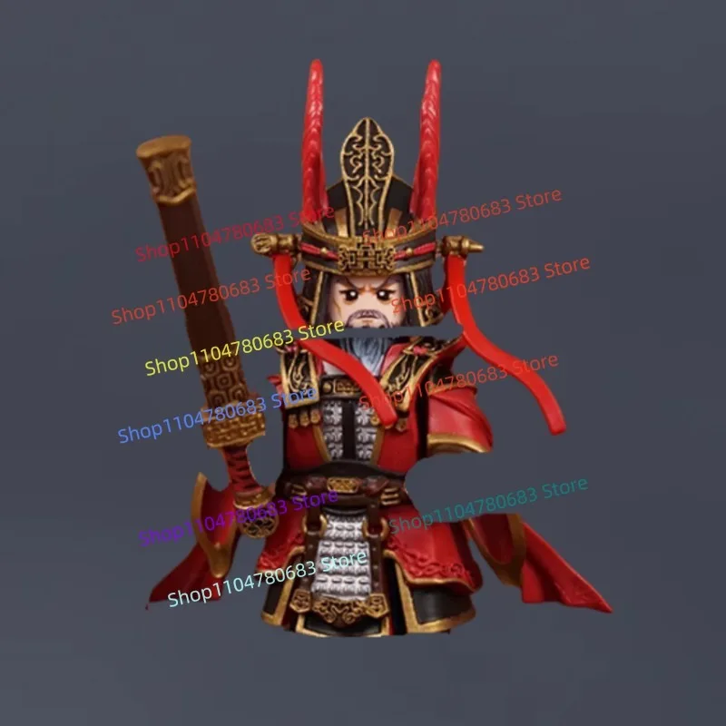 

MOC Building Blocks Assembly Minifigure Three Kingdoms Strategist Liu Table Armor Accessories Ornaments Toys Holiday Gift