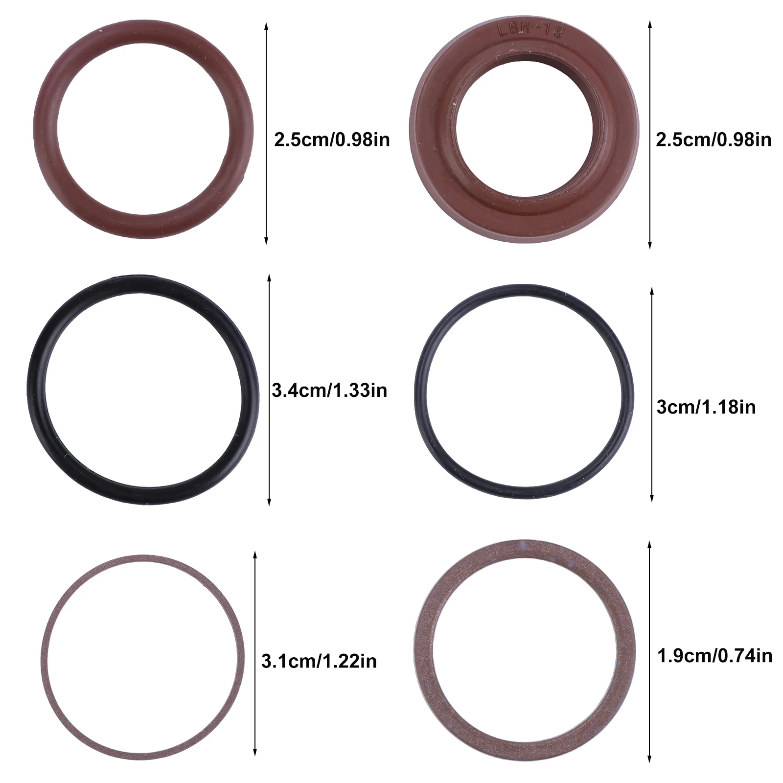 Power Trim Cylinder Seal Kit Compatible for Volvo Penta DPS-A SX-A Replaces 3889954 3889955 3889956