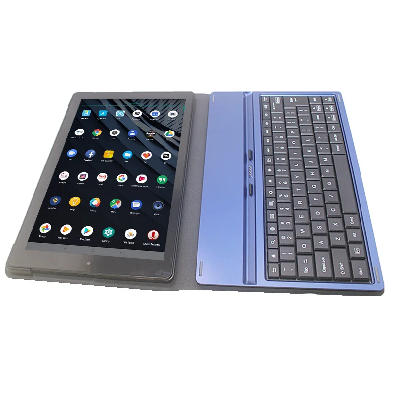 Nuovo RCT6B06 Tablet 2 in 1 da 10.1 pollici 2GB RAM 32GB ROM Google Android 9 Quad Core con Touchscreen e tastiera staccabile