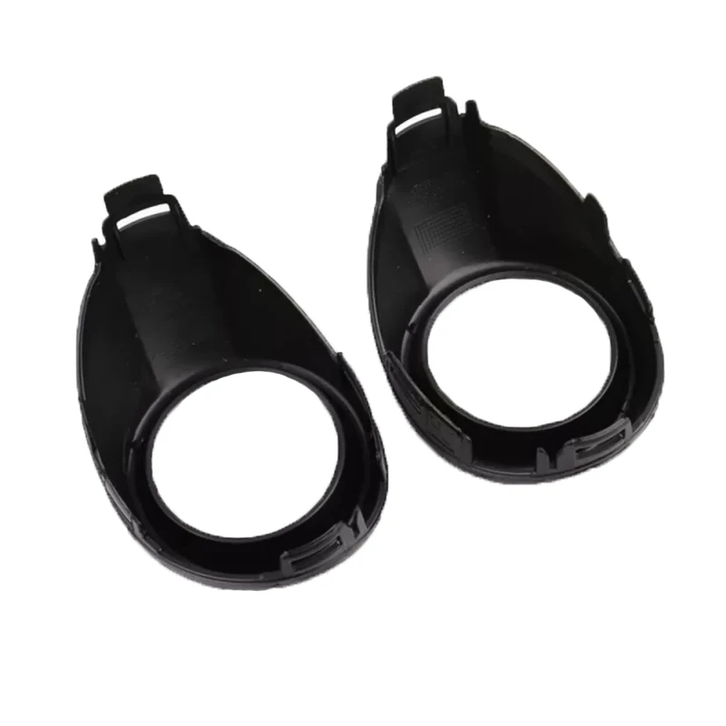 1 Pair For Ford Focus MK3 2012-2014 Car Bumper Fog Light Lamp Cover Surround Black For Fiesta 2012-2014 Fog Light Covers Parts