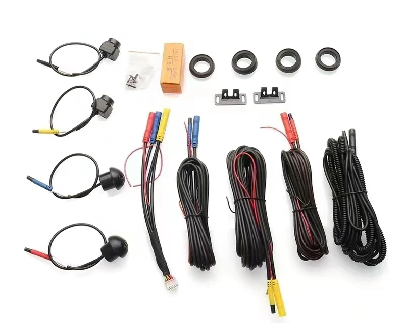 360 Degree Car Backup Rear View Camera Kits AHD Support Both 1080P and 720P