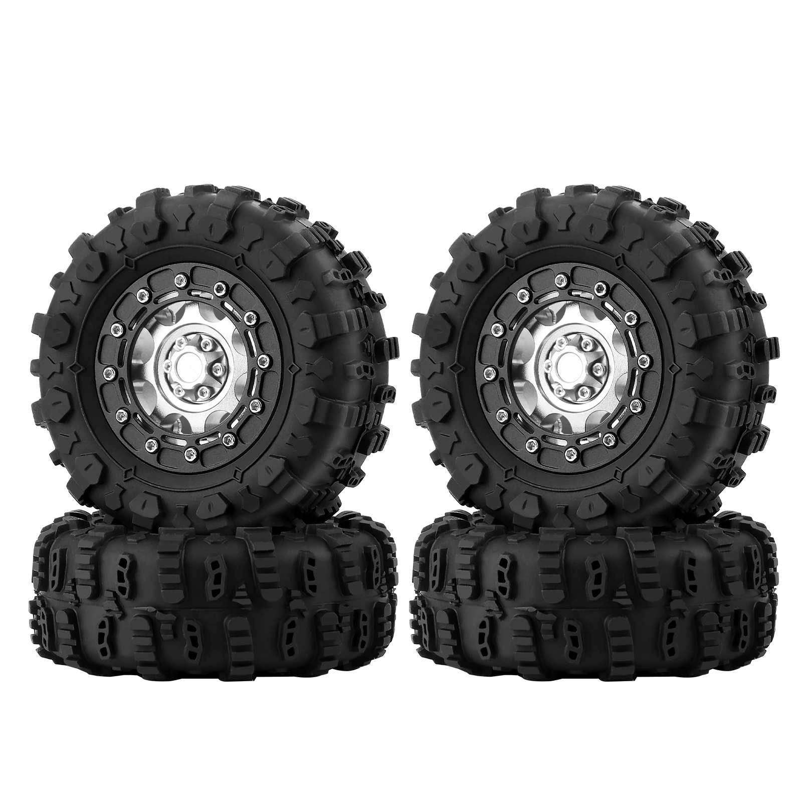 

DashRC RC 1,3-дюймовый алюминиевый комплект колес и брызговиков для обновлений 1/18 и 1/24 RC Crawlers Ascent18 TRX4M SCX24