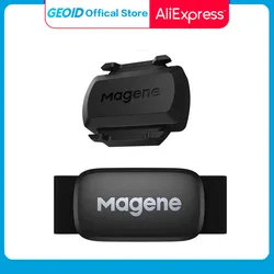 Magene S3+ Bicycle Speed/Cadence Sensor ANT+Bluetooth Wireless Speedometer Bike Dual Mode Sensor