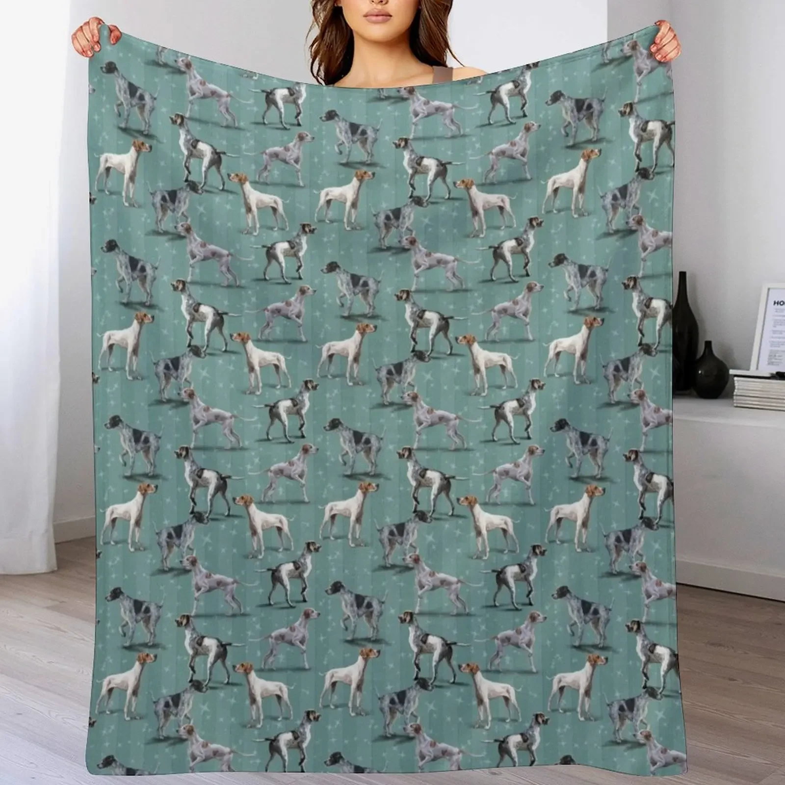 

The Pointer Throw Blanket Soft Designers warm winter Hair Blankets