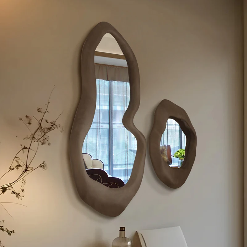 

French Creative Mirror Art Makeup Mirror Irregular Shaped Living Room Decoration Mirror Dekoracyjne Lustra Home Decoration