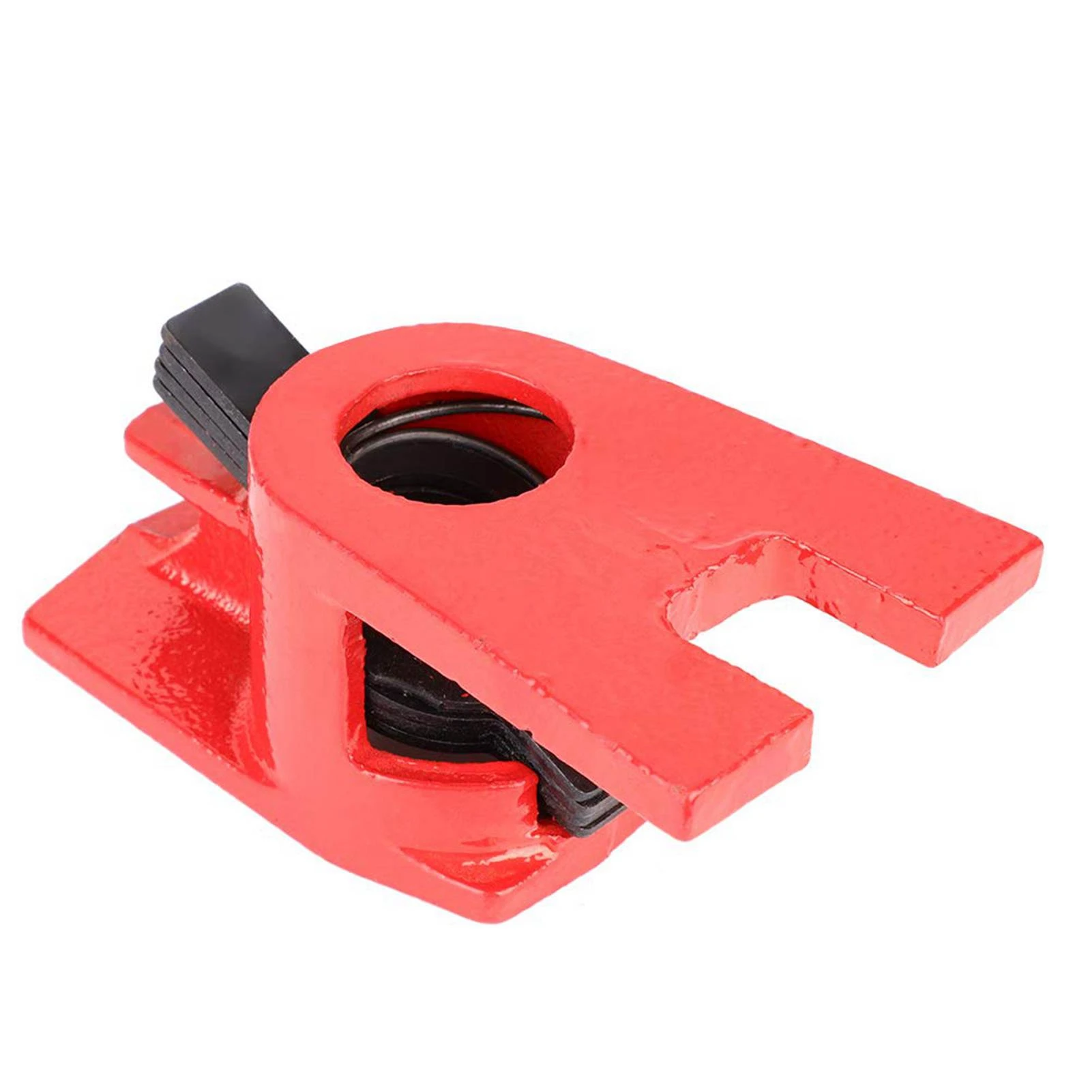 목공용 클램프 목재 클램프 4세트 26.5mm 퀵 릴리즈 헤비 듀티 와이드 베이스 철제 목재 금속 클램프 세트 목공 작업대