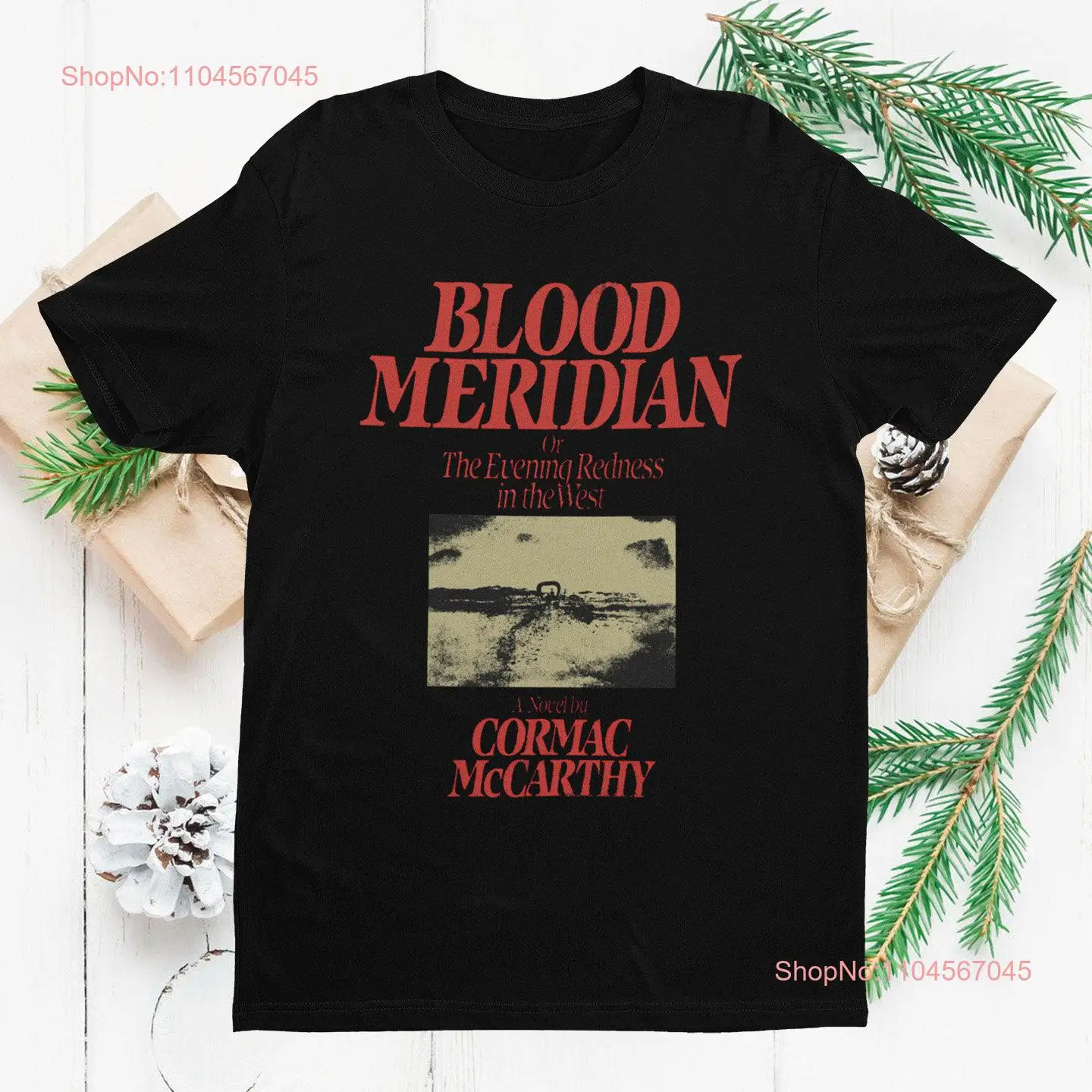 Vintage Blood Meridian Cormac Mccarthy T Shirt Retro 90s long or short sleeves