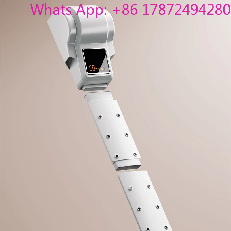 Remote-Controlled Corner-Mounted Bathroom Dryer Vertical Negative Ion Body Dryer with Removable Air Nozzle