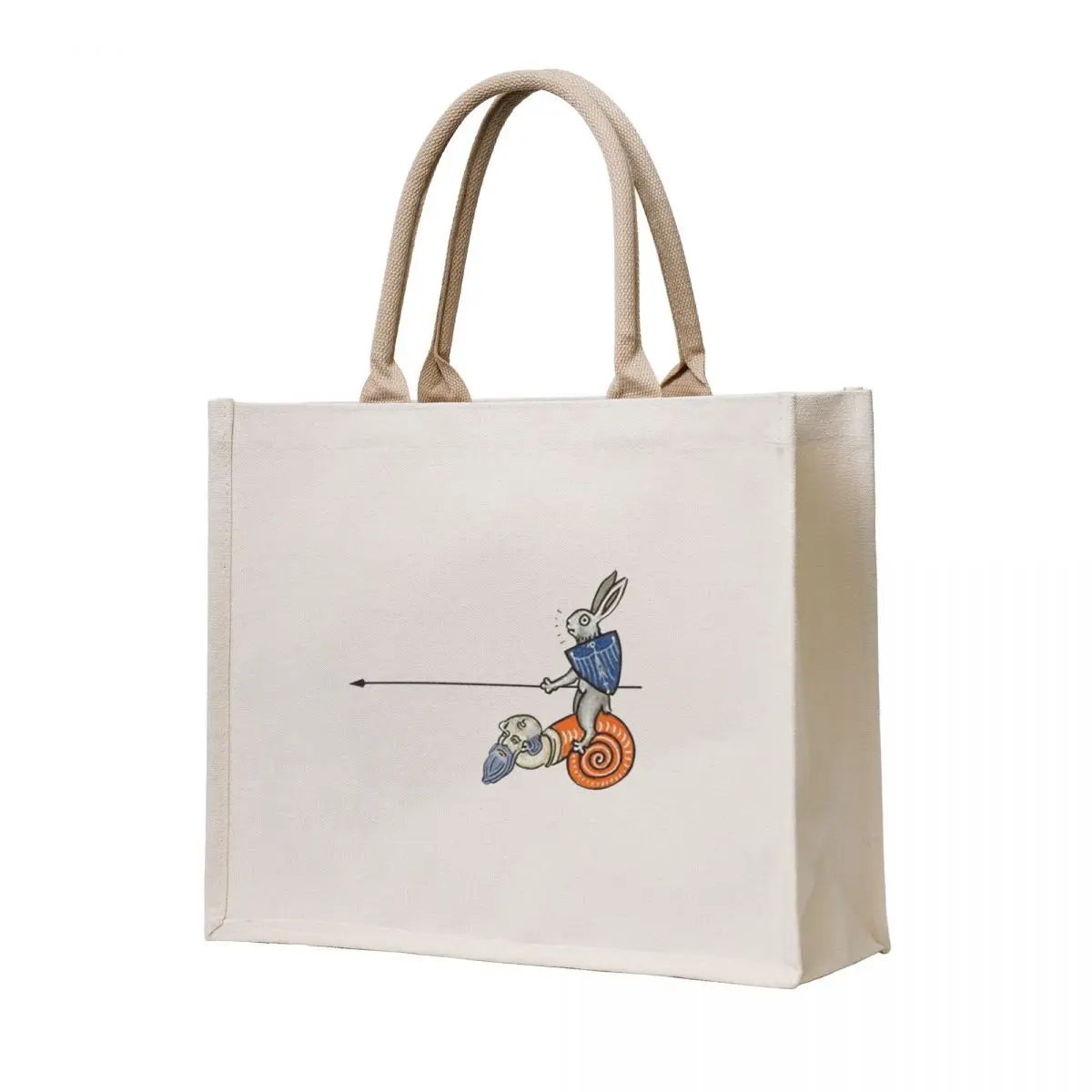 

A brave knight and his noble steed Tote Bag custom canvas bag Candy bags shopping bags foldable woman shopping bag
