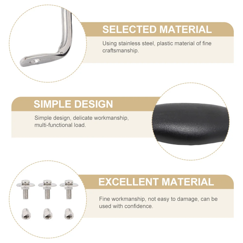 1 مجموعة غطاء وعاء مقبض القبضات الفولاذ المقاوم للصدأ استبدال تجهيزات المطابخ أجزاء غطاء قدر ملحق للاستخدام المطبخ المنزلي