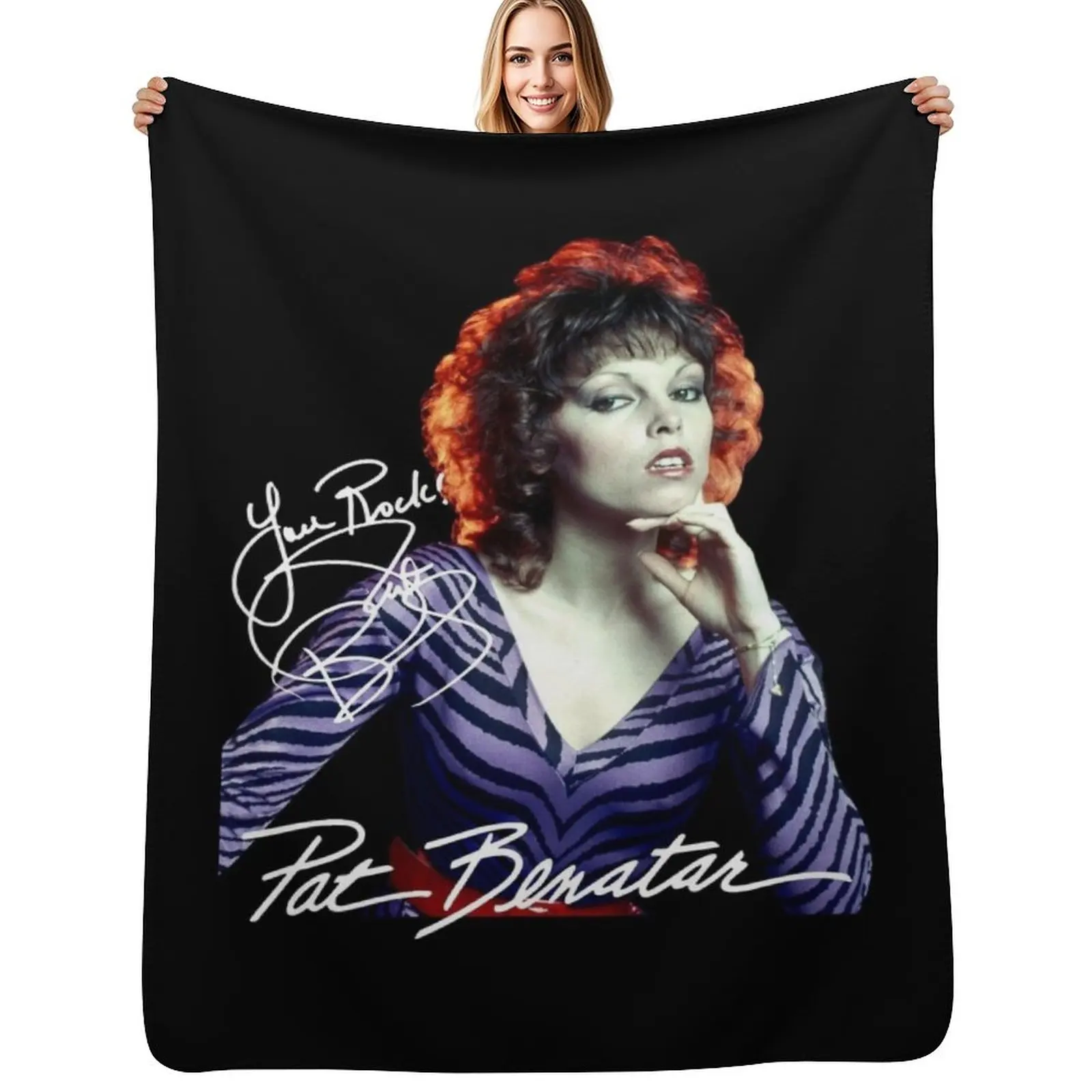

Pat music Benatar 14 Throw Blanket Cozy Warm Blanket for Bed Room Decor